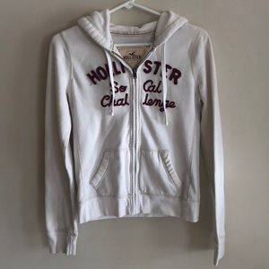 Hollister zip up hoodie